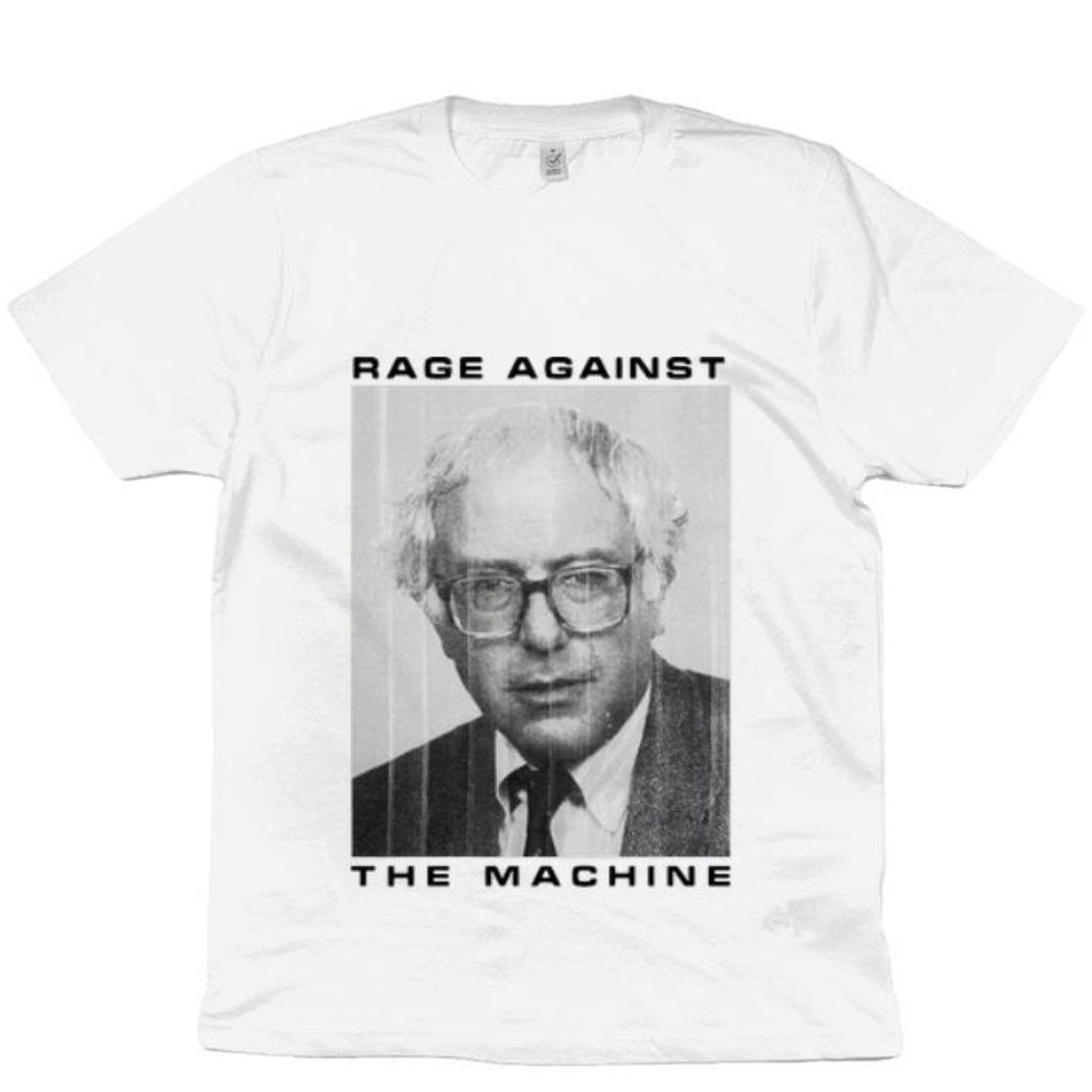 BERNIE SANDERS RAGE AGAINST THE MACHINE tshirt